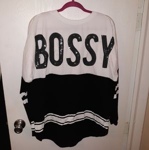 NWOT Women's BOSSY Long Sleeve Top Size XL